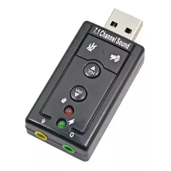 PLACA DE SONIDO USB EXTERNA 7.1