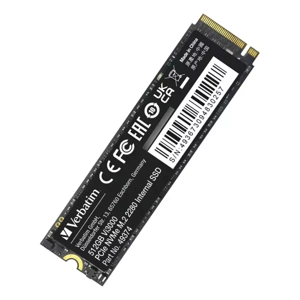 Disco Solido SSD 512GB Verbatim VI3000 M.2 NVMe PCIe x4 3.0