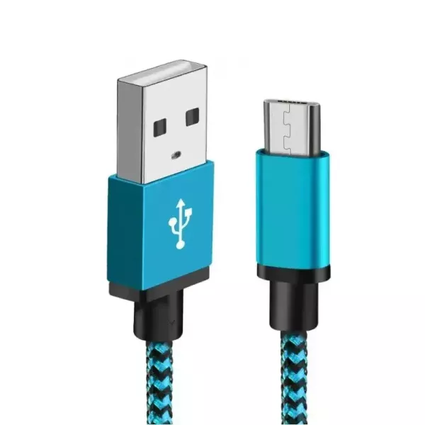 Cable micro USB Time acordonado 3.1 A 1M