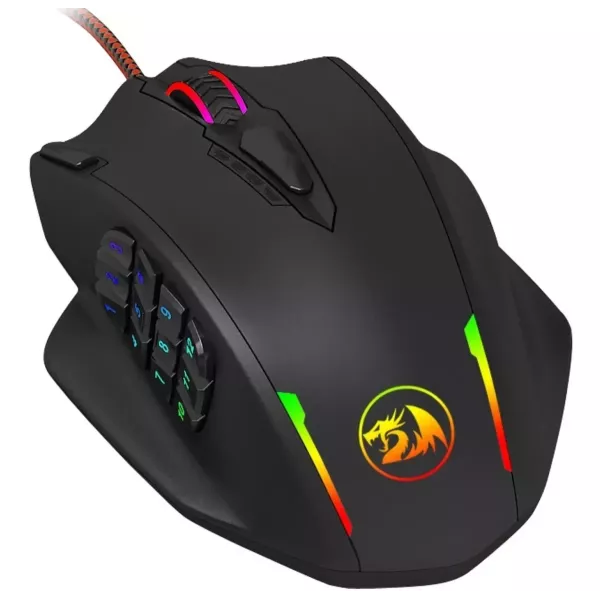Mouse Redragon Impact M908 RGB de 12.400 ppp