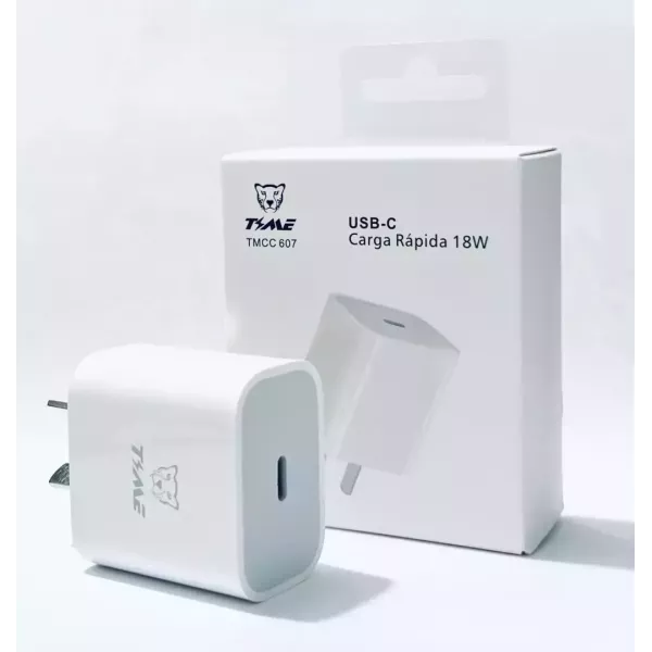 Cargador TIME 18W Tipo C  Buena Calidad